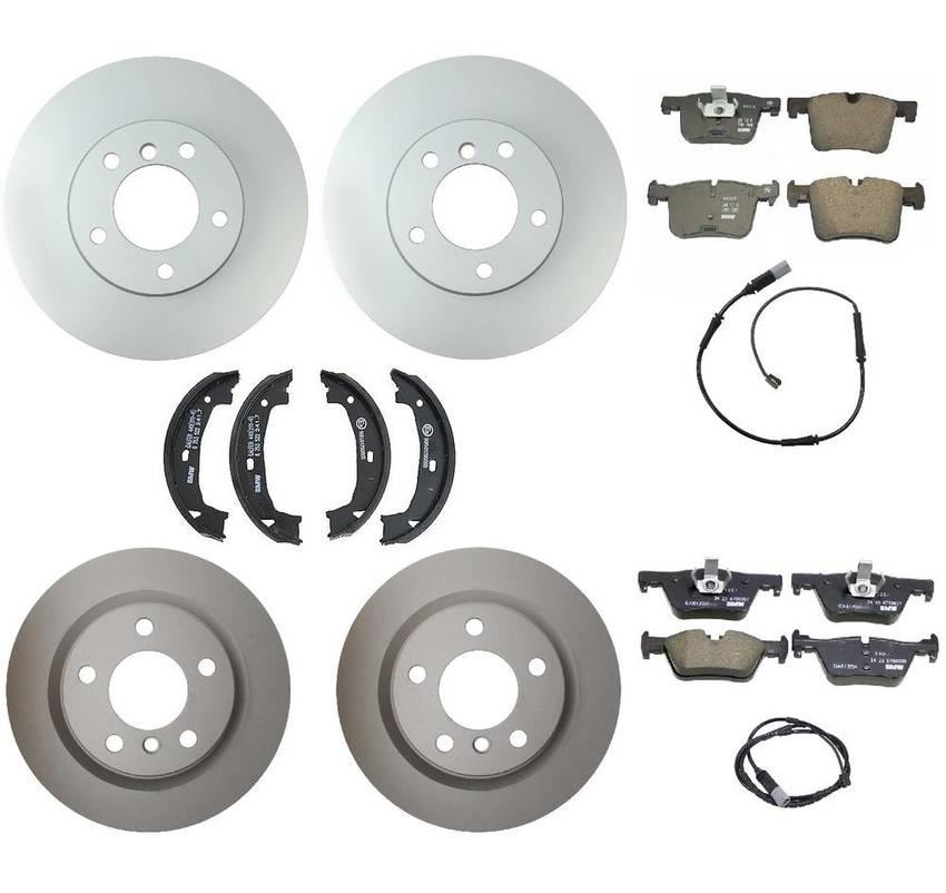 BMW Brake Kit - Pads and Rotors Front &  Rear (312mm/300mm)